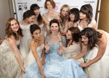 Bride Asks Wedding Guests to Wear Their Own Bridal Dresses