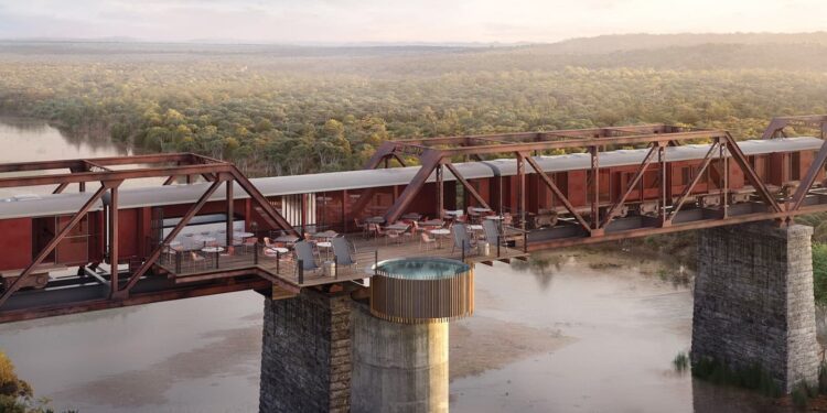 A new hotel that was once a train