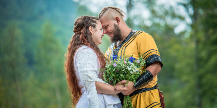 Couple got married in first traditional Viking wedding for almost 1000 years